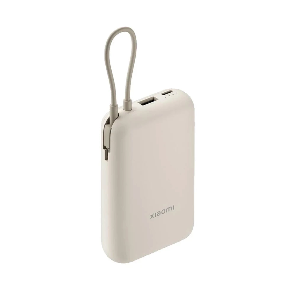 Xiaomi Power Bank 10000mAh (Integrated Cable) Bézs