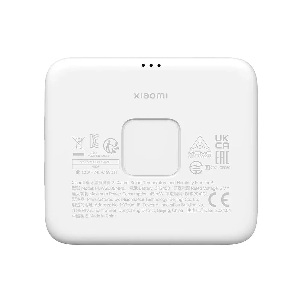 Xiaomi Smart Temperature and Humidity Monitor 3