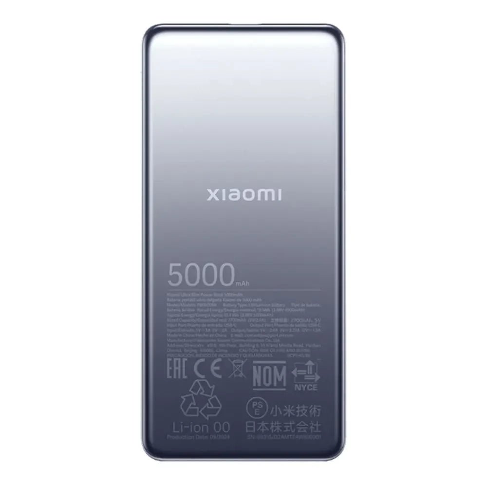 Xiaomi Ultra Slim Power Bank 5000mAh