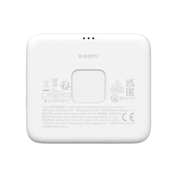Xiaomi Smart Temperature and Humidity Monitor 3