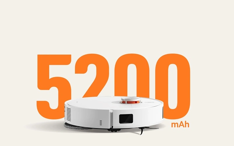 Hosszú üzemidejű, 5200 mAh-s akkumulátor