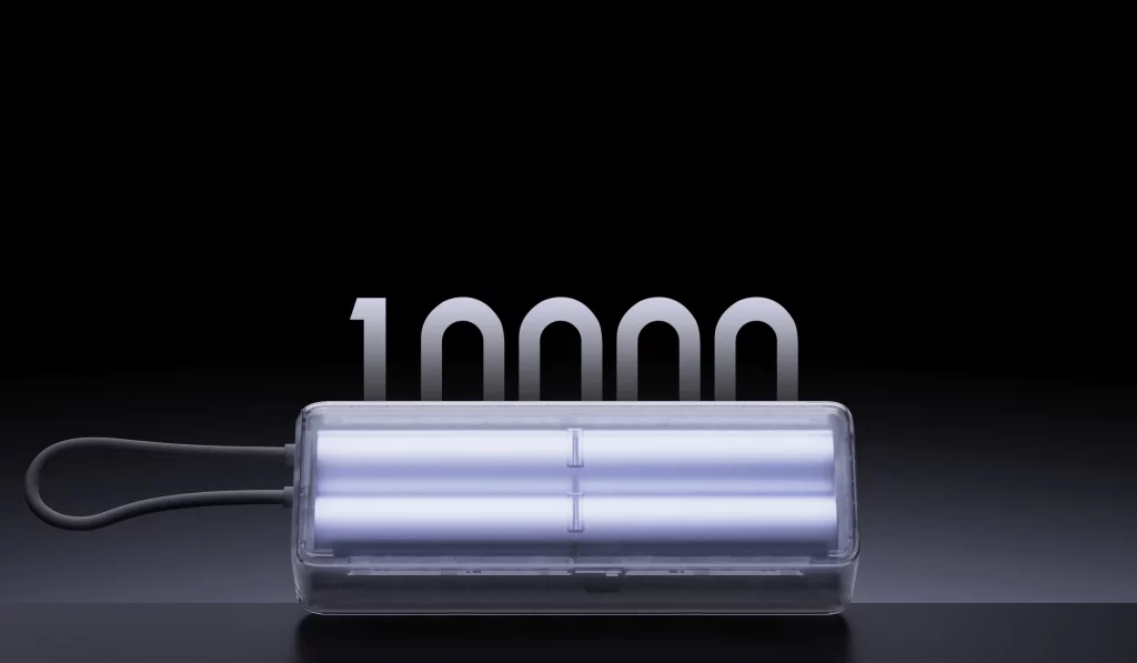 10 000 mAh teljesítmény kompakt méretben