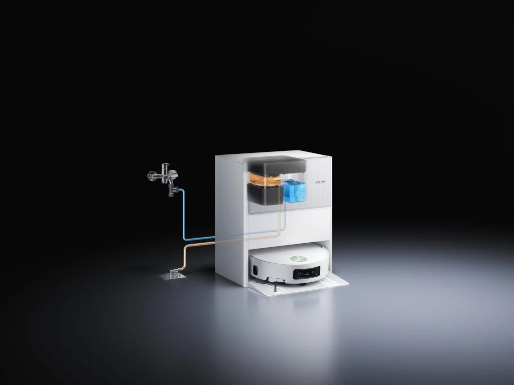 Többfunkciós dokkolóállomása az öntisztítást is automatizálja