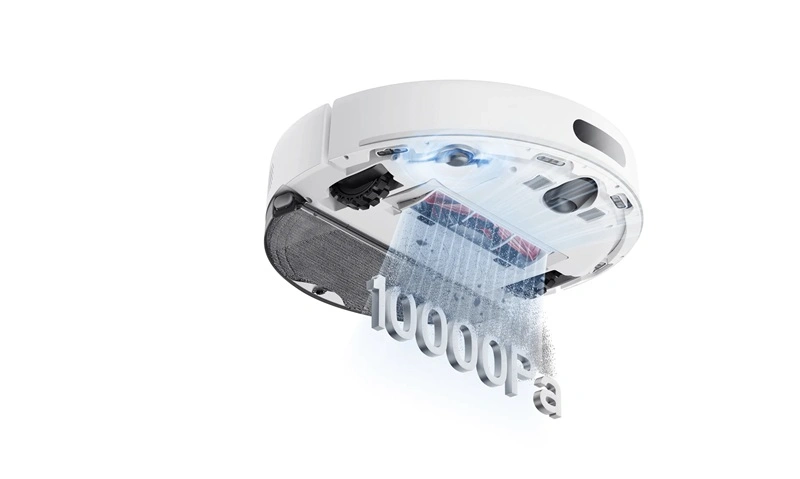 Nagy teljesítményű, 10 000 Pa szívóerejű centrifugális motorral