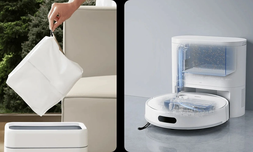 4 literes, nagyméretű porzsák: Karbantartásmentes kényelem