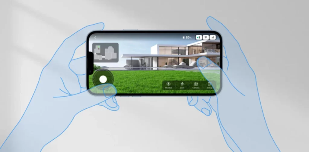 Vezérlés az alkalmazáson keresztül